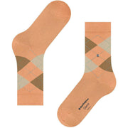 Chaussettes Burlington Queen - Orange Pêche