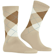 Chaussettes Burlington Rib Court - Beige Crème