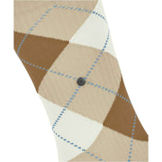 Chaussettes Burlington Rib Court - Beige Crème