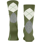 Chaussettes Burlington Rib Court - Vert Salvia