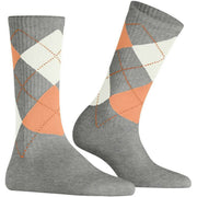 Chaussettes Burlington Rib Courtside - Gris Chiné