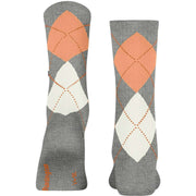 Chaussettes Burlington Rib Courtside - Gris Chiné