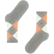 Chaussettes Burlington Rib Courtside - Gris Chiné