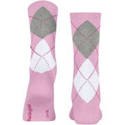Chaussettes Burlington Rib Courtside - Sporty Rose Rose