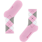 Chaussettes Burlington Rib Courtside - Sporty Rose Rose