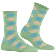 Chaussettes Courtes Burlington Sandy - Vert Calme