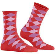 Chaussettes Courtes Burlington Sandy - Rouge Tulipe