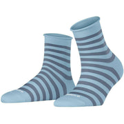 Chaussettes Courtes Burlington Swansea - Bleu Patagonie