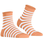 Chaussettes courtes Burlington Swansea - Orange pêche