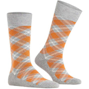 Chaussettes Tartan Burlington - Gris Chiné