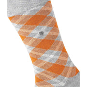 Chaussettes Tartan Burlington - Gris Chiné