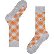 Chaussettes Tartan Burlington - Gris Chiné