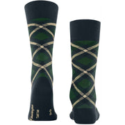 Chaussettes Tartan Burlington - Bleu Marine