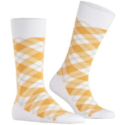 Chaussettes Tartan Burlington - Blanc