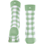 Chaussettes Burlington Vichy - Vert Calme
