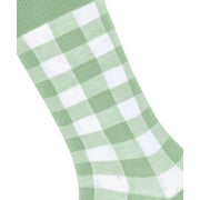 Chaussettes Burlington Vichy - Vert Calme