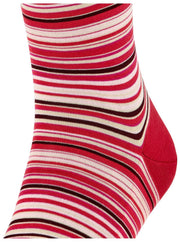Chaussettes hautes Falke Microblock - Rouge Géranium