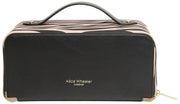 Alice Wheeler London Valise de Train à Imprimé Animal - Noir/Zèbre
