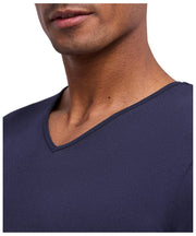 T-Shirt Falke Daily Seamless à Col en V - Midnight Navy