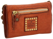 Porte-monnaie à clous Campomaggi Felloniche - Orange brique