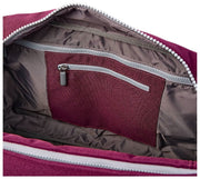 Sac de sport Roka Gatwick en toile recyclée de taille moyenne - Rouge laque cerise