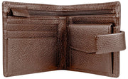 Portefeuille à deux volets Dents Aire - Marron chocolat