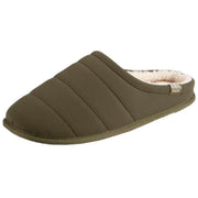 isotoner-sport-quilted-mule-slippers---khaki-green-34523507