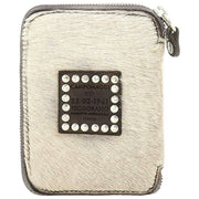 Campomaggi Cecina Hairy Sac à main en peau de vache - Gris/Blanc