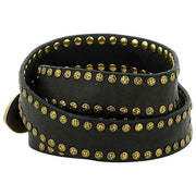 Ceinture en cuir à clous Campomaggi Cinture - Gris