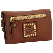 Porte-monnaie à clous Campomaggi Felloniche - Cognac Tan