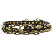 Campomaggi Ceinture Chaîne En Cuir à Clous Siena - Noir