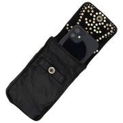 Campomaggi Siena Stud Porte-Téléphone Sac - Noir