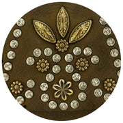 Sac Porte-Téléphone Campomaggi Siena Stud - Vert Militaire