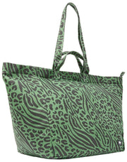 Roka Marylebone Grand sac fourre-tout surdimensionné en toile de coton - Vert artichaut