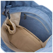 Roka Hoxton Grand sac à bandoulière en toile de coton - Bleu aviation