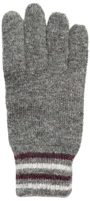 Gants en tricot côtelé Dents Salcombe - Gris anthracite