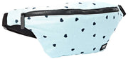 Sac banane en toile de coton Roka Mill Hill - Heart Print Blue