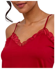 Falke Delicate Touch Chemise Top - Vintimille Rouge