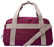 Sac de sport Roka Gatwick en toile recyclée de taille moyenne - Rouge laque cerise