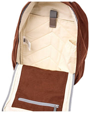 Petit sac à dos en toile de coton Roka Hampton - Lindt Brown