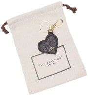 Porte-clés Coeur Elie Beaumont - Noir