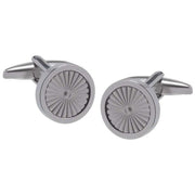 david-van-hagen-sunburst-round-cufflinks---silver-34498331