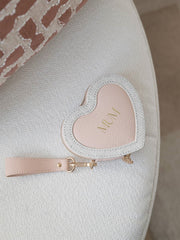 Boîte à bijoux de voyage Stackers Heart Travel Mum - Blush/Or
