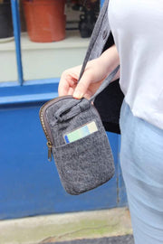Sac pour téléphone Hindbag Bill - Gris Denim