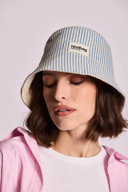 Chapeau Bob Hindbag - Rayures Bleues