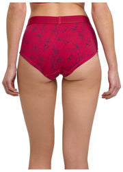 Falke Daily Comfort Print 2-Pack Hipster Brief - Noir/Rouge