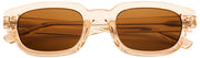 Lunettes de lecture MessyWeekend Bruce Blue Light Sun - Marron/Beige Pêche