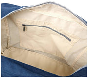 Sac fourre-tout moyen en toile de coton Roka Sloane - Bleu amiral