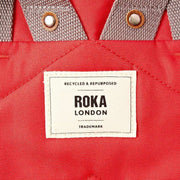 roka-finchley-a-small-recycled-canvas-backpack---scarlet-red-35910373