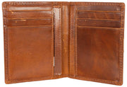 Portefeuille porte-cartes Dents Itchen Passcase - Marron cognac